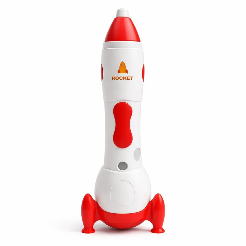 قلم طراحی سه بعدی طرح موشک مدل Rocket